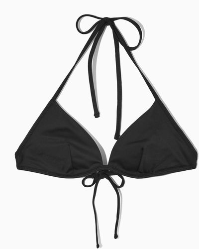 COS Underwired Triangle Bikini Top - Black
