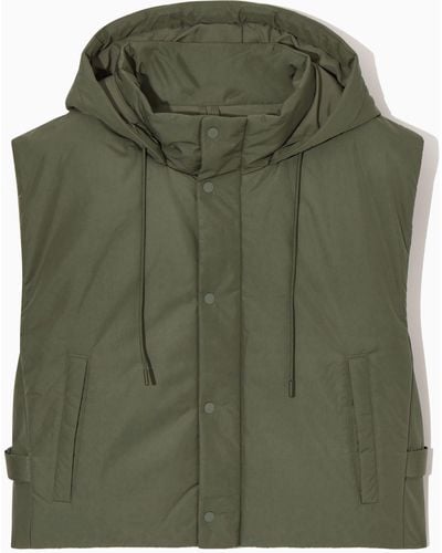 Hooded vest sale