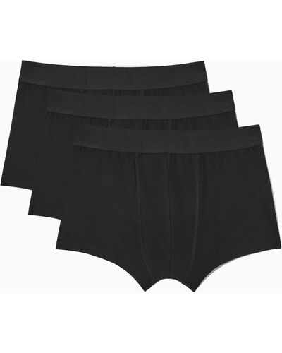 COS 3-pack Jersey Boxer Briefs - Black