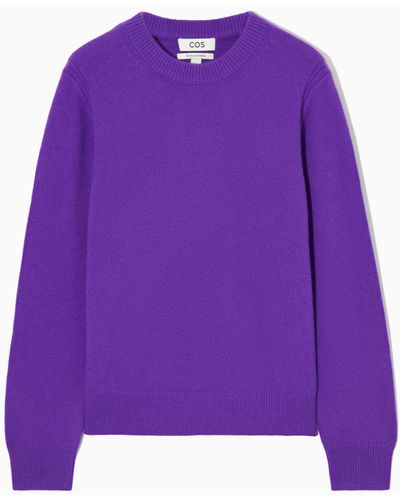COS Pure Cashmere Sweater - Purple