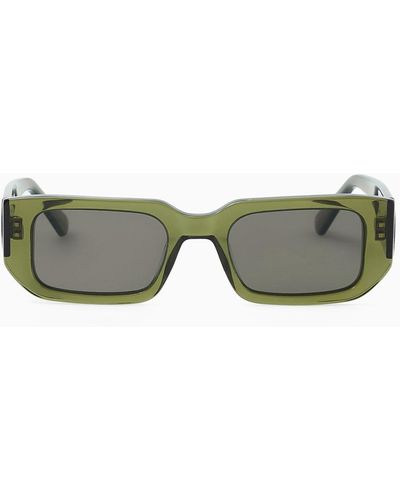 COS Rectangle-frame Sunglasses - Green
