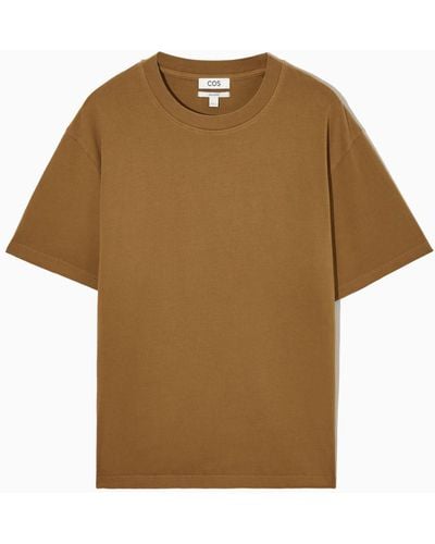 COS The Super Slouch T-shirt - Brown