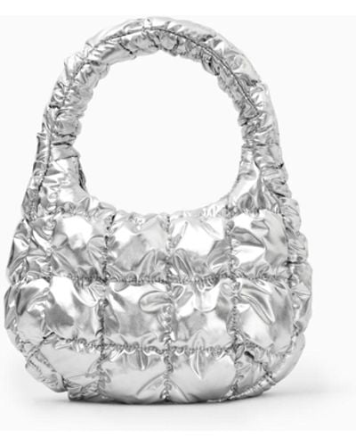 COS Quilted Micro Bag - White