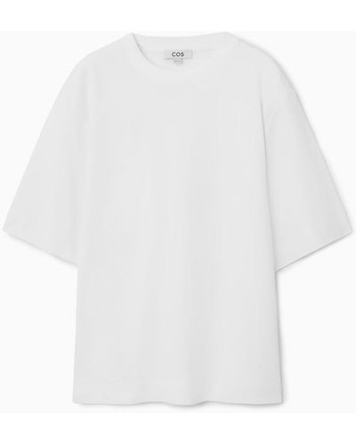 COS Oversized-t-shirt - Weiß