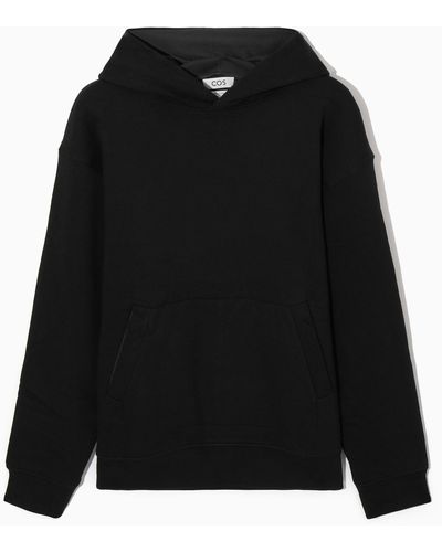 COS Double-layered Jersey Hoodie - Black