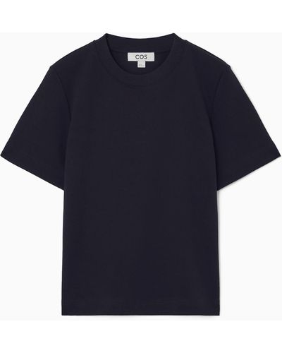 COS Clean Cut T-shirt - Blue