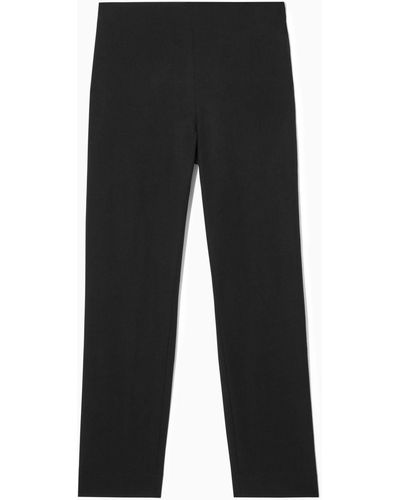 COS Slim-fit Tailored Pants - Black