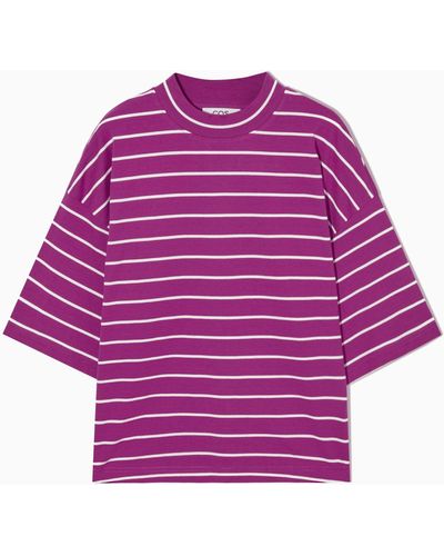 COS The Full Volume T-shirt - Purple