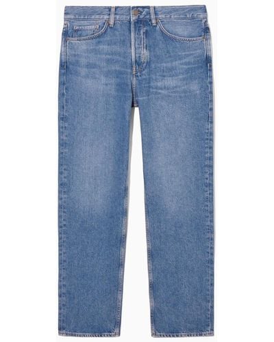 COS Signature Jeans - Gerades Bein - Blau