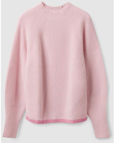 COS Cashmere Ribbed-knit Sweater - Pink