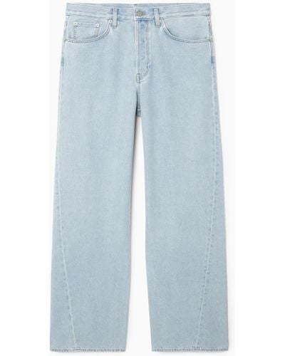 COS Facade Jeans - Gerades Bein - Blau
