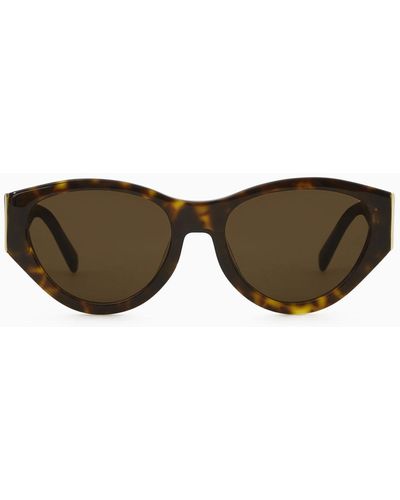 COS Tortoiseshell Cat-eye Sunglasses - Brown