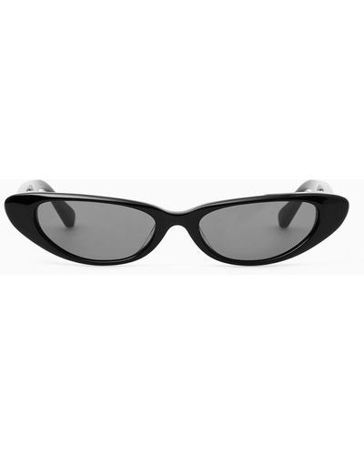 COS Wing Sonnenbrille - Cat-eye - Weiß