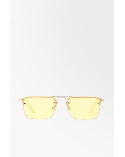 COS Die Rahmenlose Sonnenbrille - Gelb