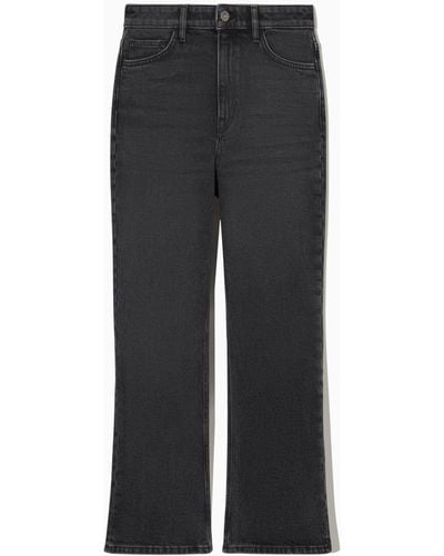 COS Kick-flare Ankle-length Jeans - Black