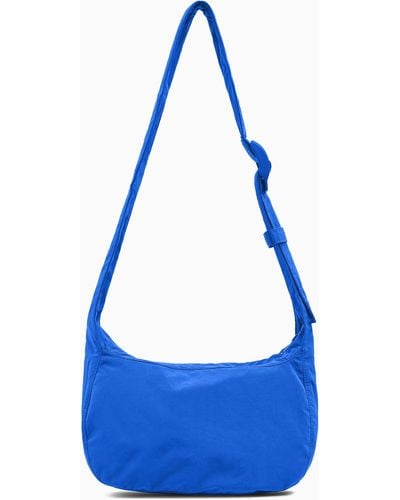 COS Crossbody Saddle Bag - Nylon - Blue