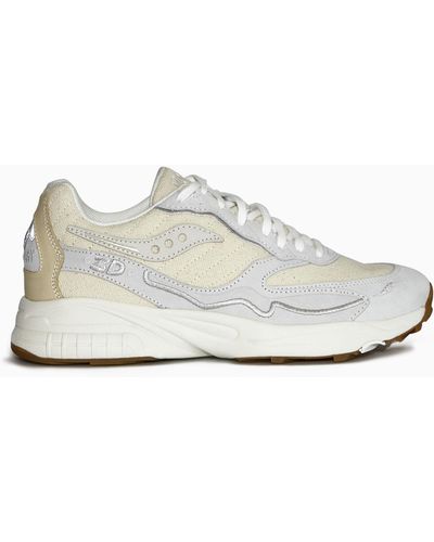 COS Saucony 3d Grid Hurricane Trainers - White