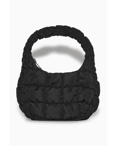 COS Quilted Micro Bag - Black