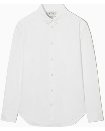 COS Button-down Collar Oxford Shirt - White