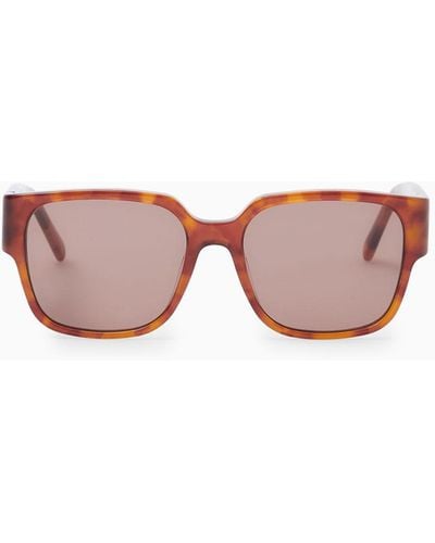 COS Oversized Square-frame Sunglasses - Pink