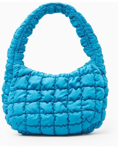 COS Quilted Mini Bag - Blue