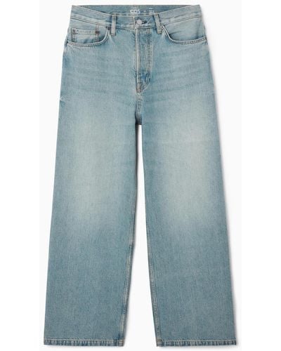 COS Volume Jeans - Weites Bein - Blau