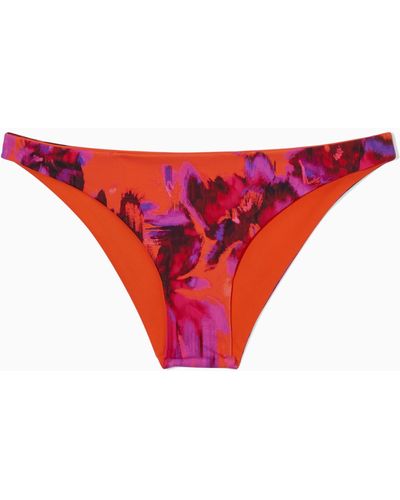 COS Reversible Brazilian Bikini Briefs - Red
