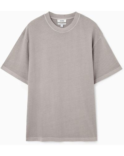 COS The Super Slouch T-shirt - Grey