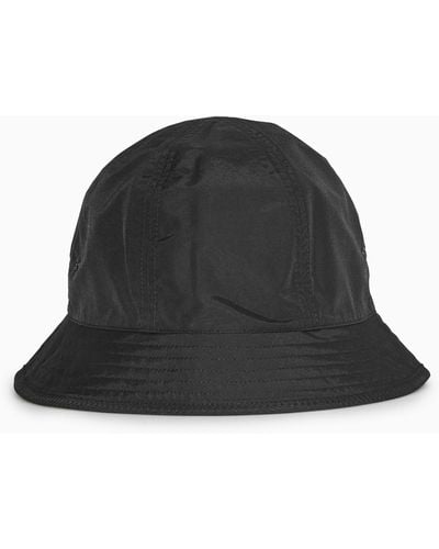 COS Reversible Nylon Bucket Hat - Black