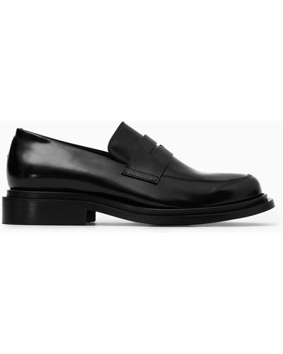 COS The Chunky Leather Loafers - Black