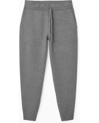 COS Knitted JOGGERS - Grey