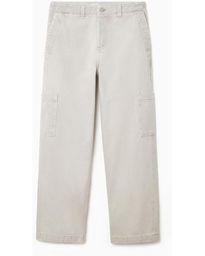 COS Carpenter Jeans - Gerades Bein - Weiß