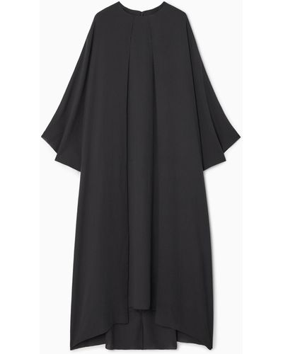 COS Kaftan Midi Dress - Black
