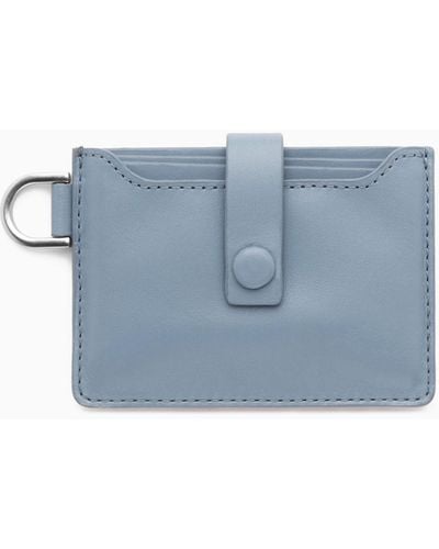 COS D-ring Leather Cardholder - Blue