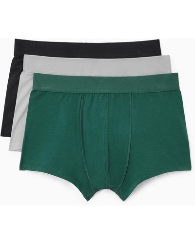 COS 3-pack Jersey Boxer Briefs - Green