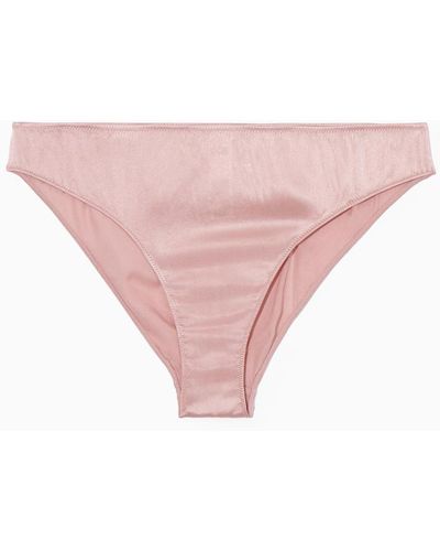 COS Slip Aus Seidensatin - Pink