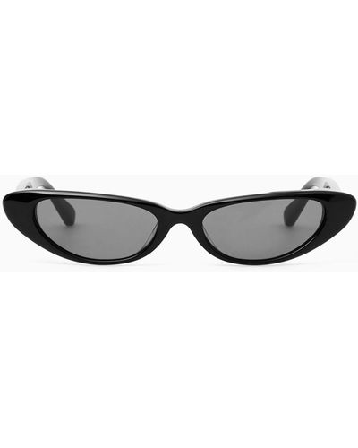 COS Wing Sunglasses - Cat-eye - White