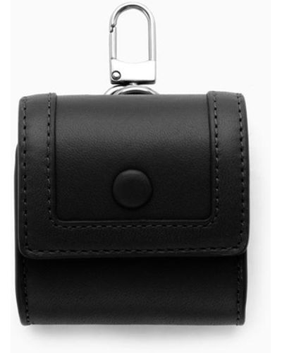COS Leather Airpods Case - Black