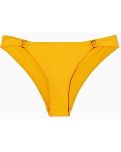 COS Bikinihose Mit Zierring - Gelb