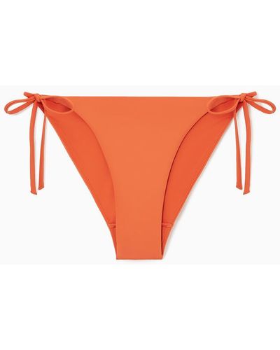 COS Bikinihose Zum Binden - Orange