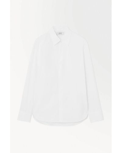 COS The Poplin Dress Shirt - White