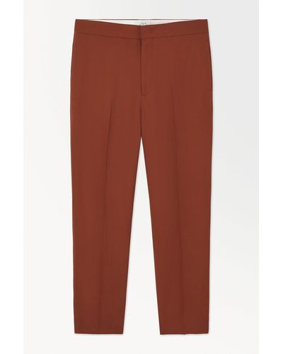 COS The Tapered Wool Twill Suit Trousers
