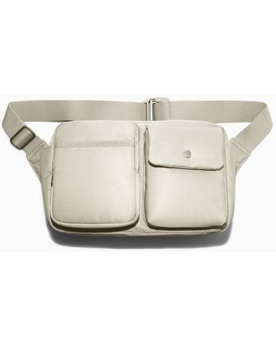 COS Nylon Crossbody Bag - White