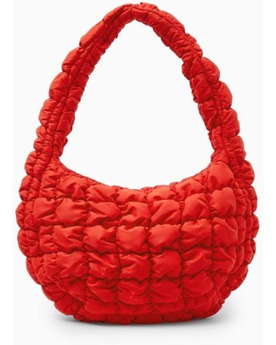 COS Quilted Mini Bag - Red