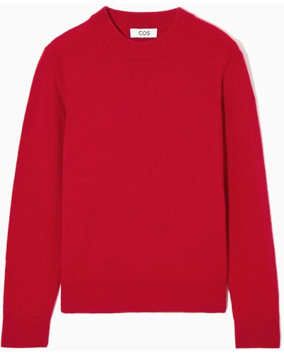 COS Pure Cashmere Jumper - Red