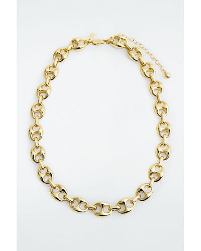 COS Chunky Mariner-chain Necklace - Metallic