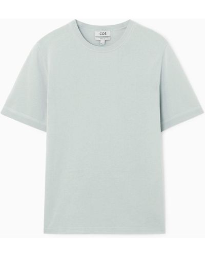 COS Lightweight Knitted T-shirt - Multicolour