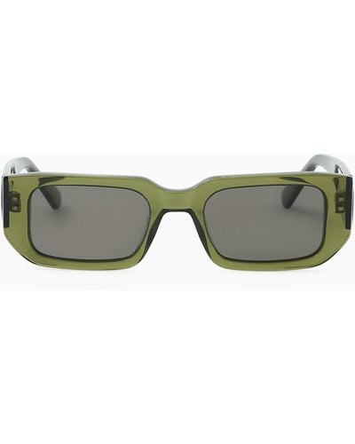 COS Rectangle-frame Sunglasses - Green