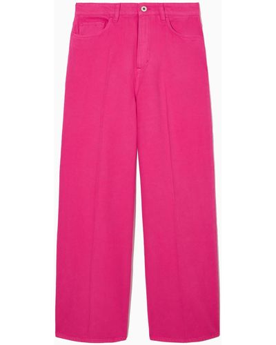COS Tide Jeans - Wide - Pink