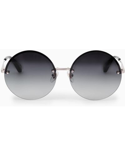 COS Orbit Sunglasses - Round - Black